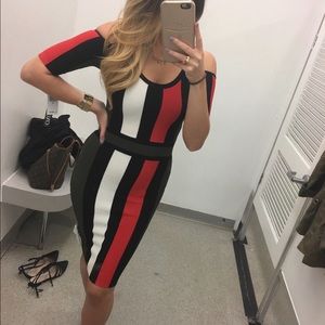 XOXO Colorblock Sweater Dress